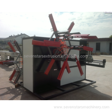 Plastic pipe winder machine